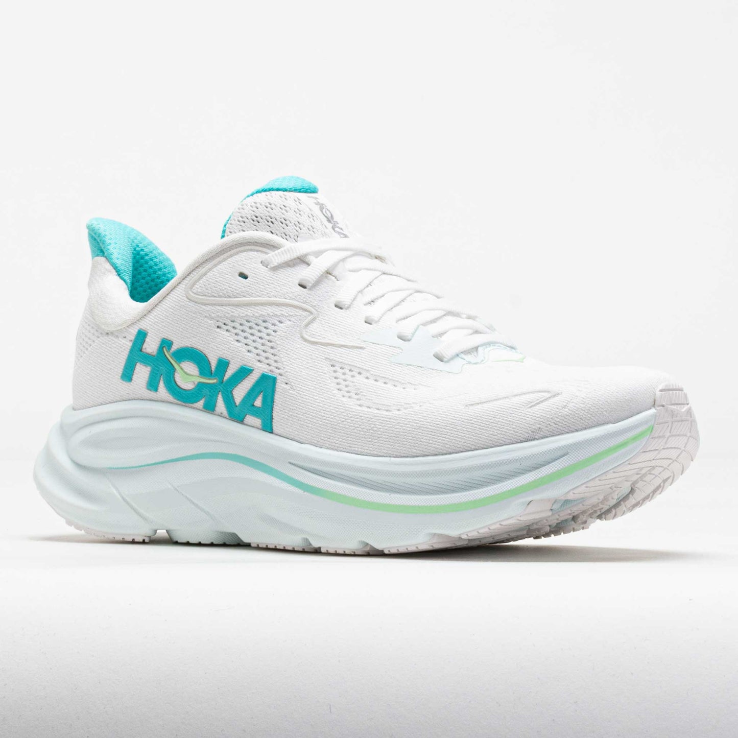 Clifton 10 Women's White/Cielo Blue