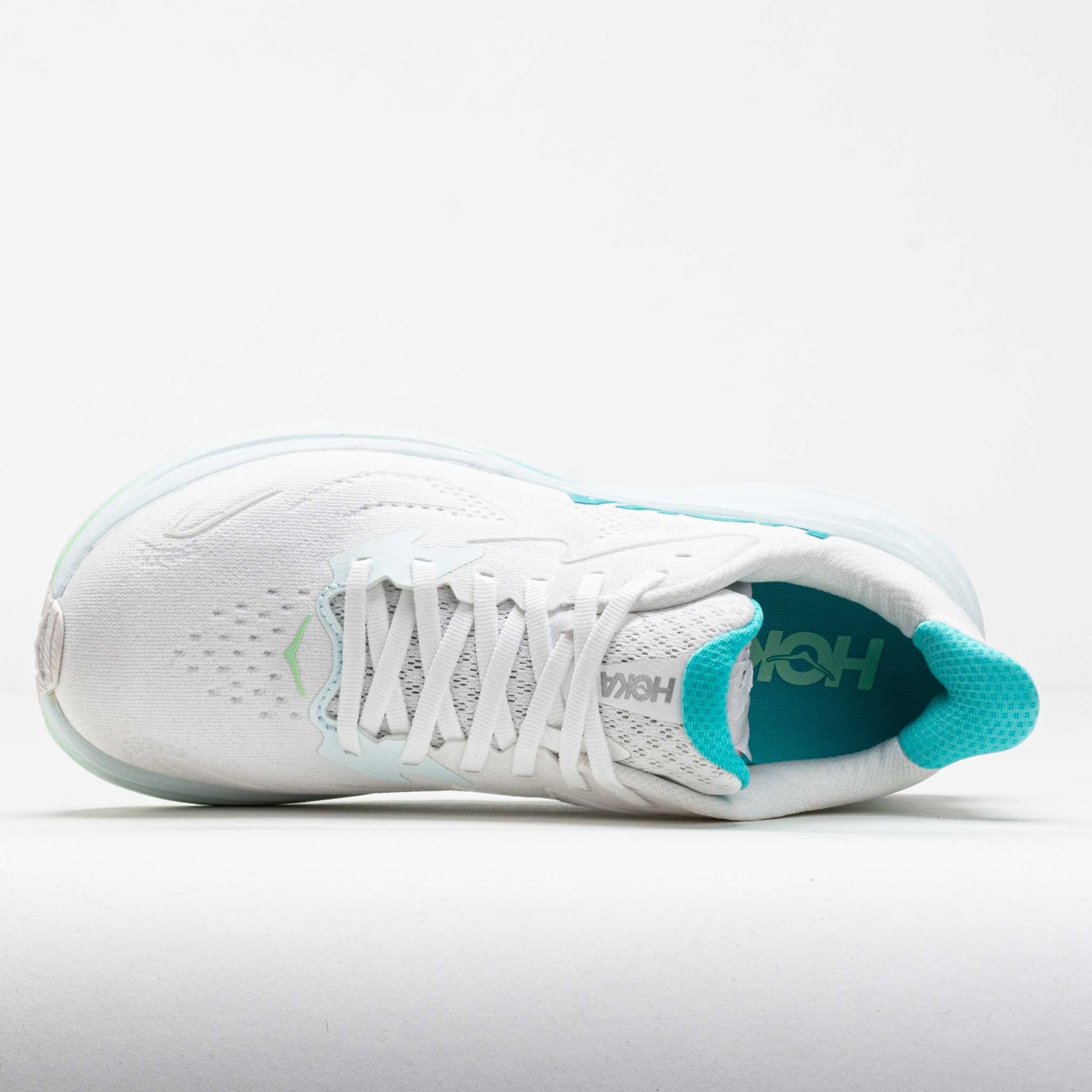 Clifton 10 Women's White/Cielo Blue