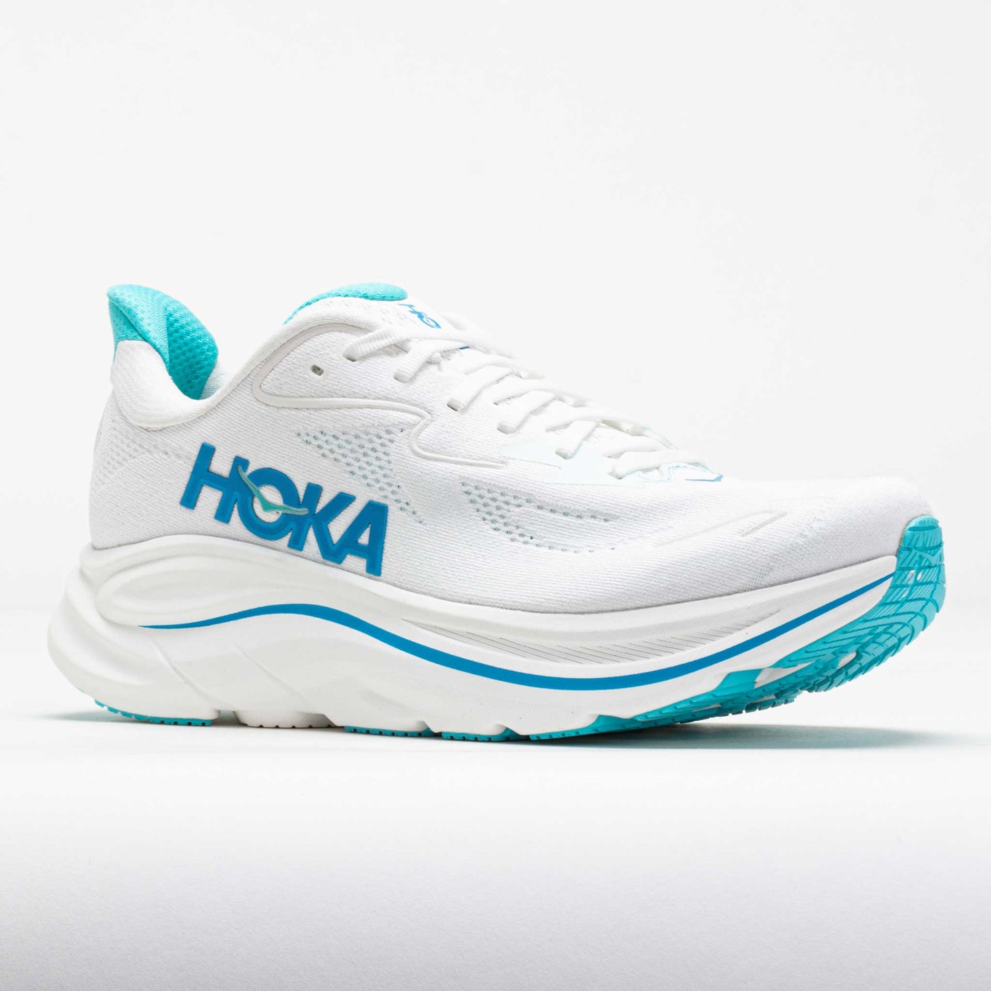 Clifton 10 Men's White/Skyward Blue