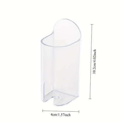 Set of 2 Self-Sticking Toothbrush Holders | No Tools Required for Wall Installation & Space-Saving Design - Ideal for Bathroom\u002FShower Storage (White), Great for Holiday Gift Wrapping, Storage, Gift Presentation, Suitable for All Seasons