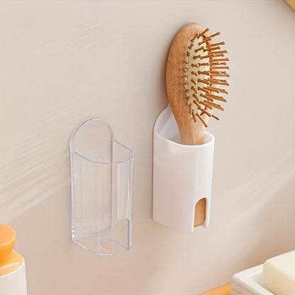 Set of 2 Self-Sticking Toothbrush Holders | No Tools Required for Wall Installation & Space-Saving Design - Ideal for Bathroom\u002FShower Storage (White), Great for Holiday Gift Wrapping, Storage, Gift Presentation, Suitable for All Seasons